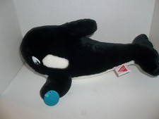 1995 dakin warner bros free willy orca whale plush