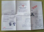 Vintage Lazer Tag Care And Instruction Sheet – World of Wonder - 1986 Original — photo 2