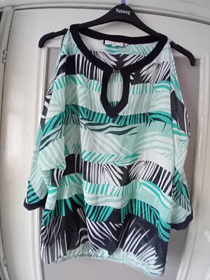 Debenhams Principles top by BEN de Lisi Cold shoulder style size 14 petite  UK