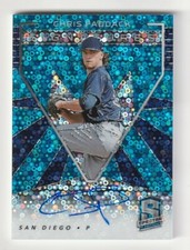 Chris Paddack 2020 Panini Spectra Signatures Auto Blue Prizm 23/60