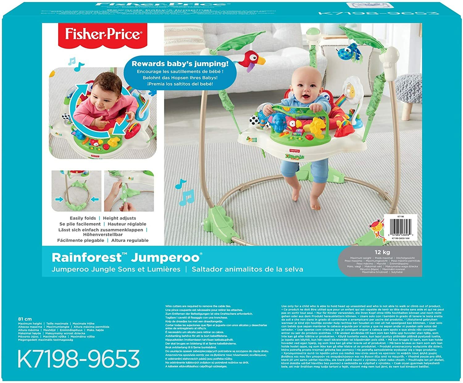 k7198 rainforest jumperoo