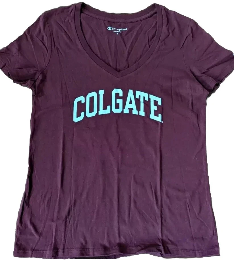 Champion Colgate University Tee Shirt Women M V Neck Short Sleeve Raiders Top - Image 2 of 4