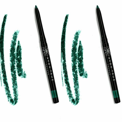 Avon True Color Glimmersticks Diamonds Eyeliner - Emerald Glow 0.35 g / Set of 2 - Picture 8 of 12