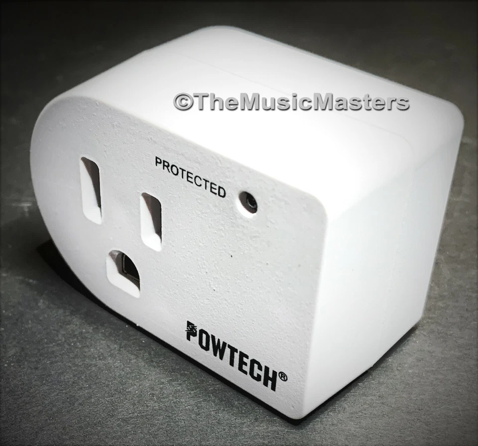 3X Single Outlet AC Wall Plug Surge Protector Power Suppressor 245 Joules 1875W - Image 3 of 4