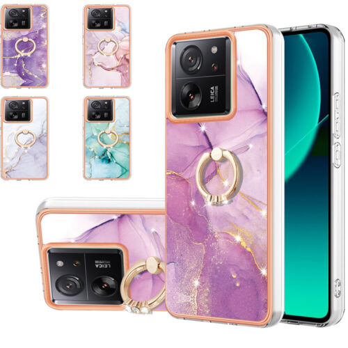 Case for Xiaomi 13T K60 13C Ring Colorful Marble Silicone Back Case Phone Cover - Picture 1 of 17