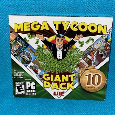 Mega Tycoon Giant Pack PC Games Windows 10 XP Computer Zoo Train Park  ct39j1