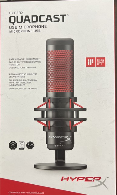 HyperX Quadcast - USB Condenser Gaming 