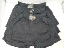 Guinness Underpants Black with Buttons, Comfortable Cotton Boxers, 3 PK Briefs