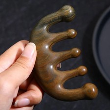 Body Meridian Massage Comb Sandalwood Five Wide Tooth Comb Acupuncture Therapy B