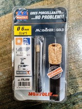 PUNTA TRAPANO/AVVITATORE 6mm MONTOLIT FAJ06 - GRES PORCELLANATO - NUOVA