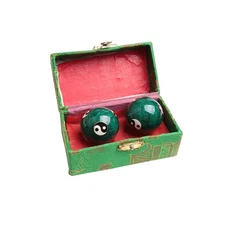 Acxico 2Pcs Chinese Health Exercise Stress Baoding Balls Relaxation Therapy Y...
