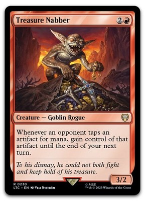 Treasure Nabber #230 (NM) Lord of the Rings LTC Magic MTG
