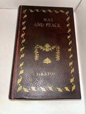 Faux Book Diversion Hiding Storage Box Looks Like War & Peace