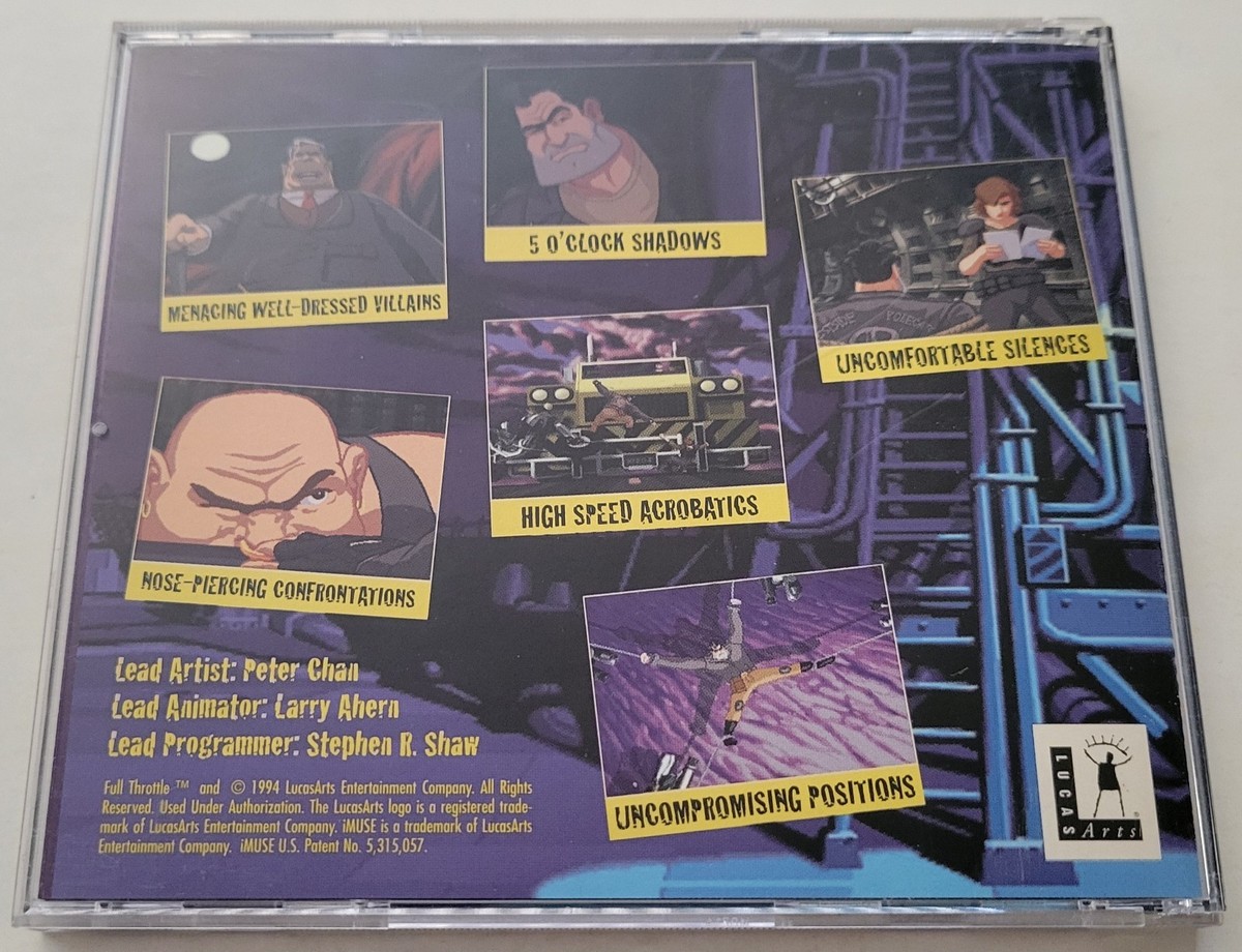 LucasArts Full Throttle PCゲーム The Story Of Full Throttle (PC) - LucasArts Go BAD - Kim