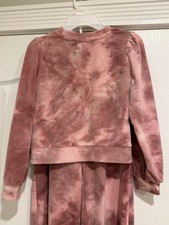 Girls  2 piece outfit Long Sleeve Top and Pants Pink size 8 New