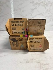 4 Cosmetic Genuine Ricoh MPC3503,C3004 CMYK Toners 841813,841814,841815,841816