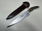 EL CHAJA ARGENTINA FIXED BLADE KNIFE TANDIL W/ SHEATH / CUSTOM HANDLE