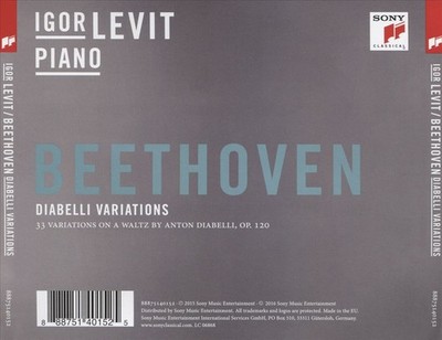 BEETHOVEN: DIABELLI VARIATIONS NEW CD