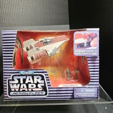 Star Wars Micro Machines Action Fleet A-WING STARFIGHTER Galoob 1996 Box Damage