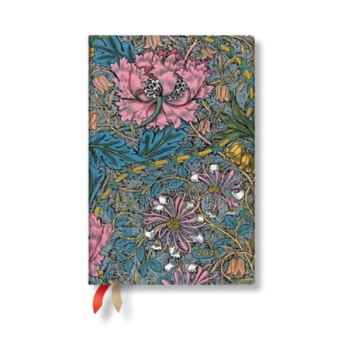 Morris Pink Honeysuckle (William Morris) Mini 12-month Day-at-a-time Hardback