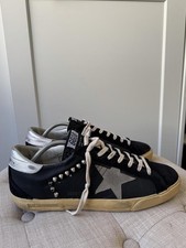 Golden Goose black and silver sneakers size 43
