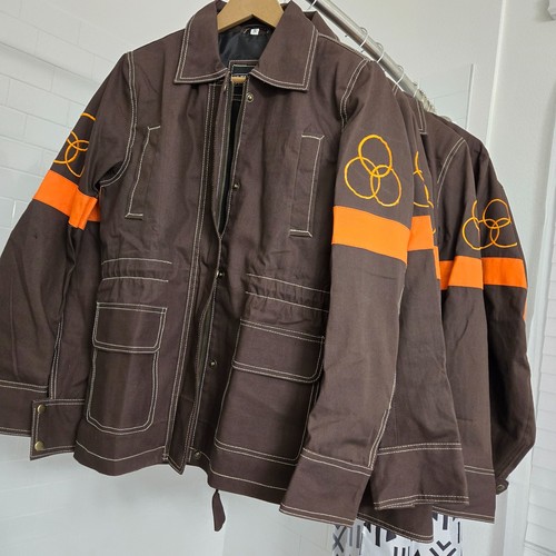 Brown Gray Cotton Duck Rick Grimes or Michonne TWD CRM Style Jacket by Suzahdi - Picture 5 of 17