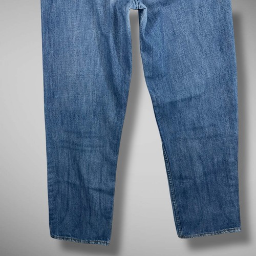 Diesel Jeans Mens 32x32 Blue Rabox Distressed Whiskered Vintage Y2K Zip Fly - Picture 8 of 15