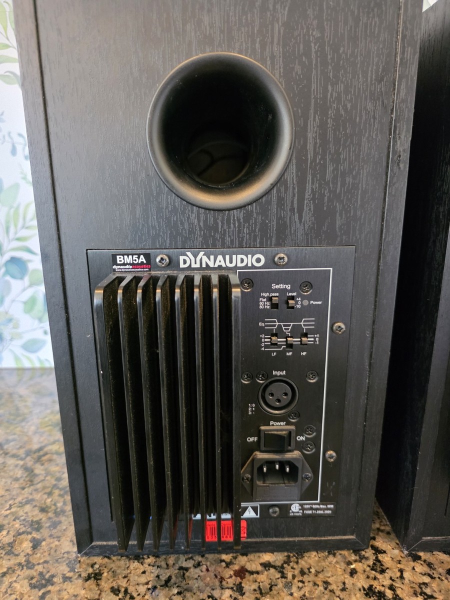 Dynaudio BM5A Active Studio Monitor Speakers – Pair – Made in Dynaudio BM5A Active Studio Monitor Speakers – Pair – Made in