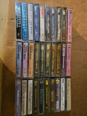 30 Sealed Random Audio Cassettes Some Rare