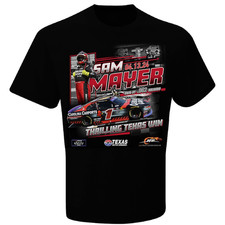 Image of Men's Racing Style T-Shirt, Neon Green Sam Mayer Car Tee S-5XL