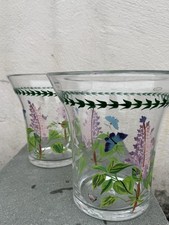 Coppia di splendide lanterne/vasi uragano Portmeirion giardino botanico