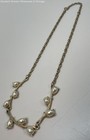 Gold Tone Sarah Coventry Faux Pearl Statement Necklace 15.5g — photo 2