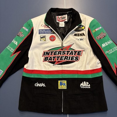 Vintage Bobby Labonte Interstate Batteries NASCAR Jacket Chase Authentics WOMENS