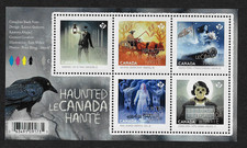 Canada Stamps — 2015, Haunted Canada #2860 (Souvenir Sheet) MNH