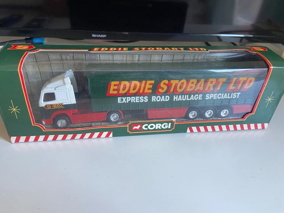 Corgi 1:50 Modern Trucks Eddie Stobart 75201 ERF Curtainside Diecast Truck NEW - Image 1 of 1