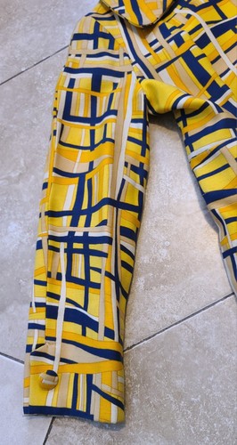 Vintage 60s MOD Bright Geometric Dress Coat Voyager West Youthcraft Women's XS - Picture 13 of 21