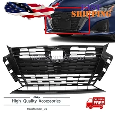 For Nissan Altima SR Sedan 4-Door 2023-2024 Front Upper Grille Plastic Black