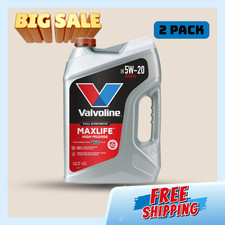 [HOT SALE] Valvoline High Mileage 5W-20 Full Synthetic Motor Oil 5 Qt - 2 PACK 21.58 per gallon