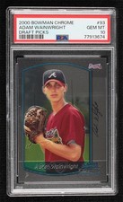 2000 Bowman Chrome Draft Picks & Prospects Adam Wainwright PSA 10 GEM MT 0e2x