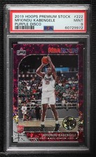 2019-20 NBA Hoops Premium Stock Purple Disco Prizm Mfiondu Kabengele PSA 9 0i76