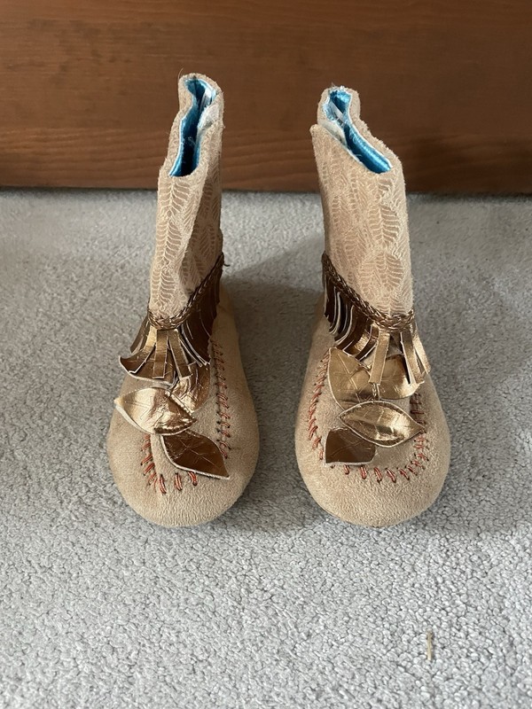 Moana Costume Shoes Boots Child Size 11/12