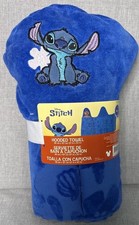NEW Disney Stitch Character Hooded Towel 27 in x 50 in NWT