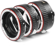 AF Auto Focus Macro Extension Tube Set EOS EF/EF-S Lens Close-Ups for Canon EOS