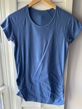 Athleta Momentum Seamless Tee Blue Size medium