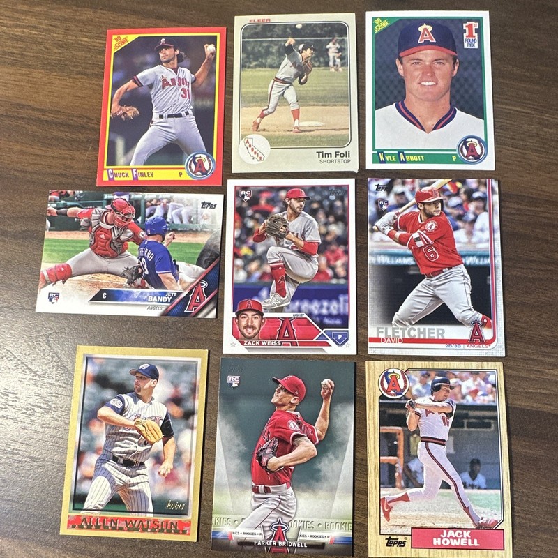 Angels MLB Variety Lot Topps Fleer Resale