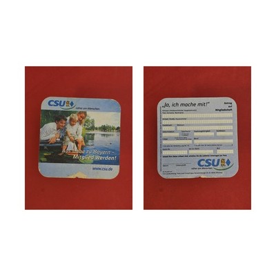 Become a CSU member for the love of Bavaria! brewery beer mat beer