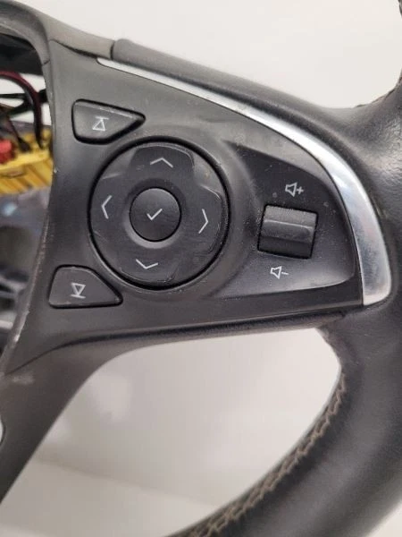 2016-2018 BUICK ENVISION Black Leather Steering Wheel W Controls 84212219 — 第 3/4 张图片