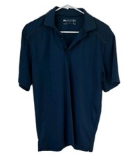 Ariat Tek Mens Polo Shirt Size S Blue Short Sleeve Performance T-Shirt