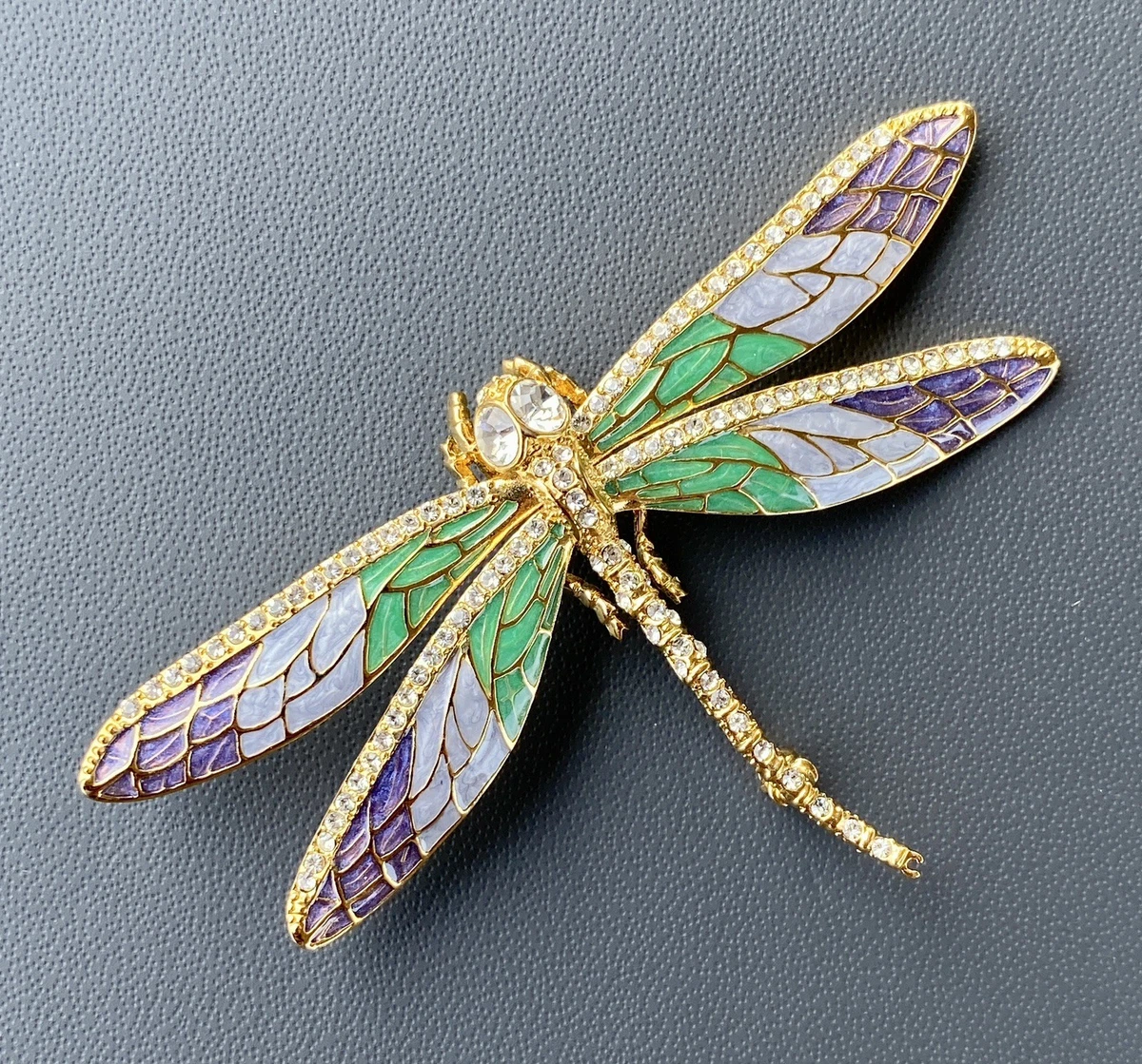 swarovski dragonfly brooch products for sale | eBay