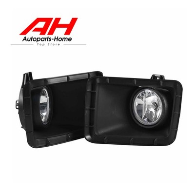 Front Driver & Passenger Side Fog Lamp Bezel for Silverado 2500HD 3500 2015-2018